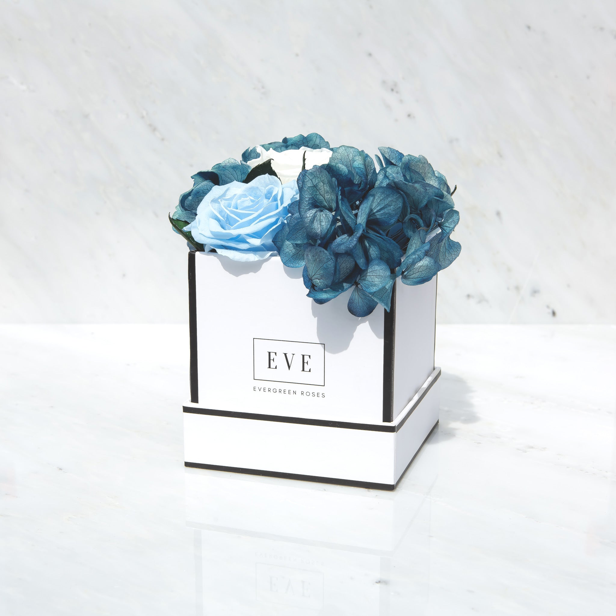 Soft pastel preserved roses – spring floral collection Evergreen Roses Seattle.